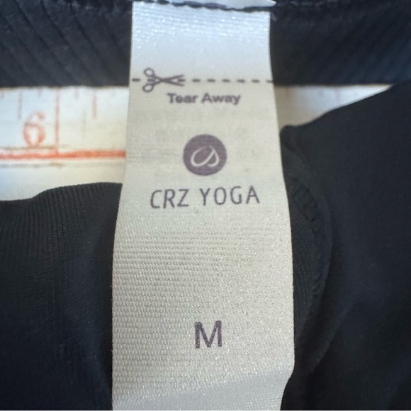 CRZ Yoga Ribbed Sports Bra – NWT True Navy, Medium | Stretchy Seamless Tank (C1) - Picture 8 of 9